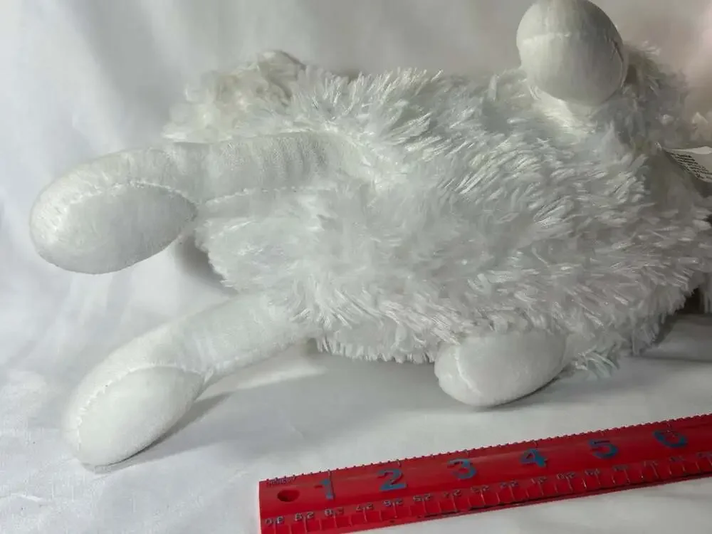 Nine Tails White Fox Plush 12” not including its tails!